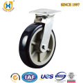 Heavy Duty Industrial swivel black pu caster wheel for furniture